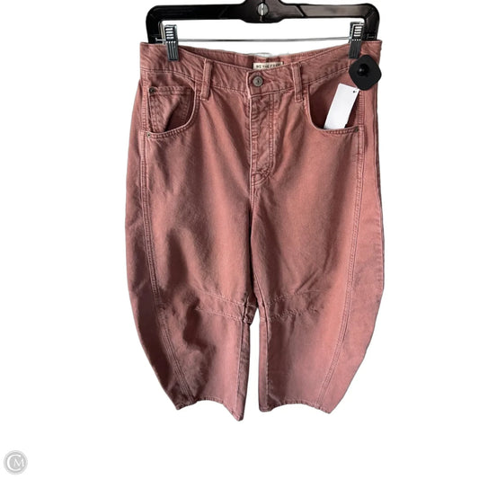 Jeans Wide Leg By We The Free In Pink Denim, Size: 4