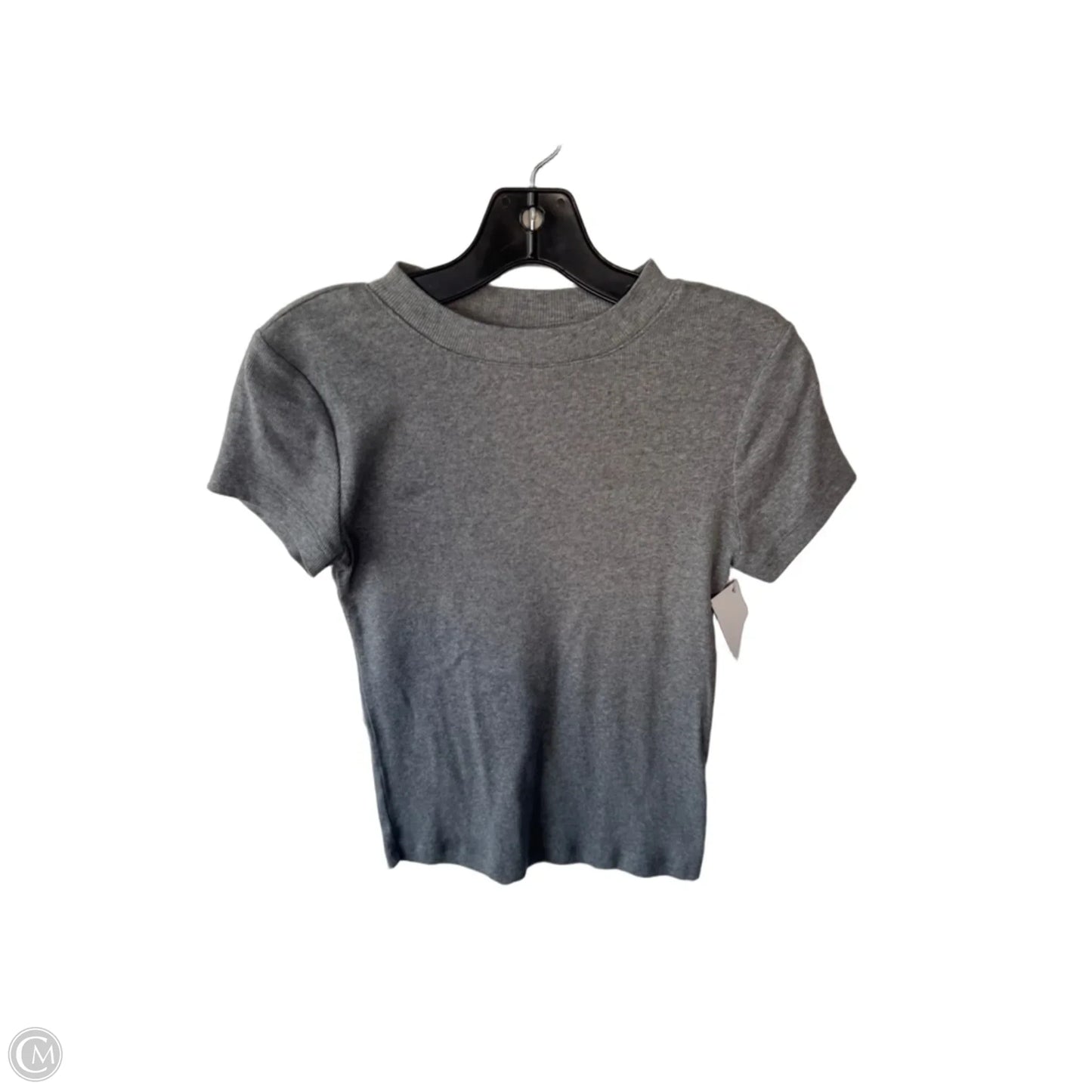 Top Short Sleeve Basic By A New Day In Grey, Size: S