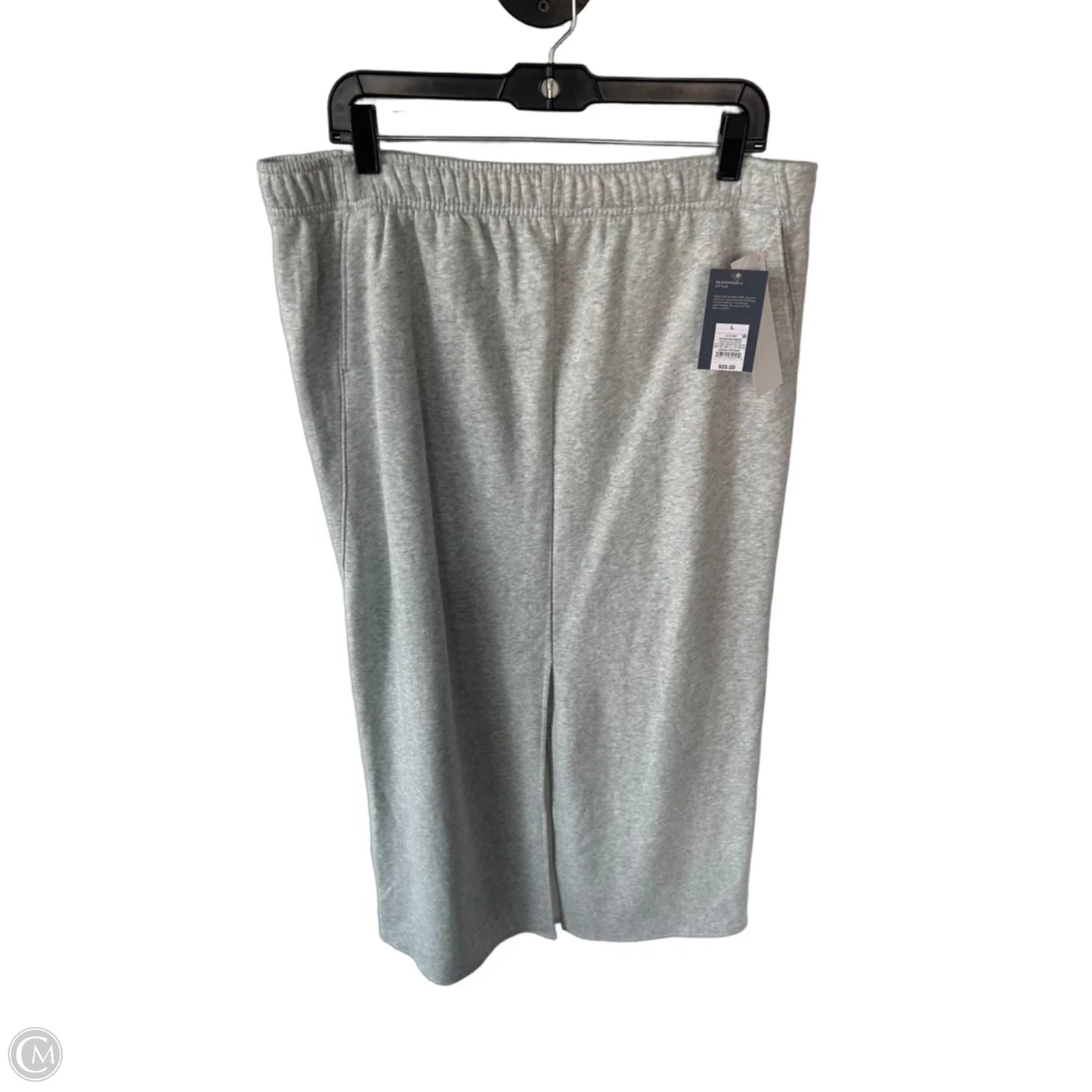 Skirt Maxi By Universal Thread In Grey, Size: L