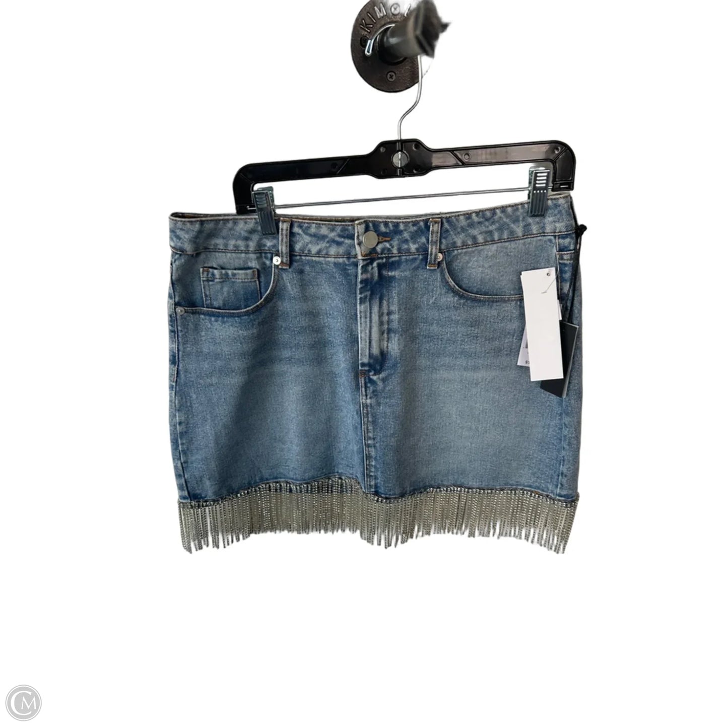 Skirt Mini & Short By Blanknyc In Blue Denim, Size: 12