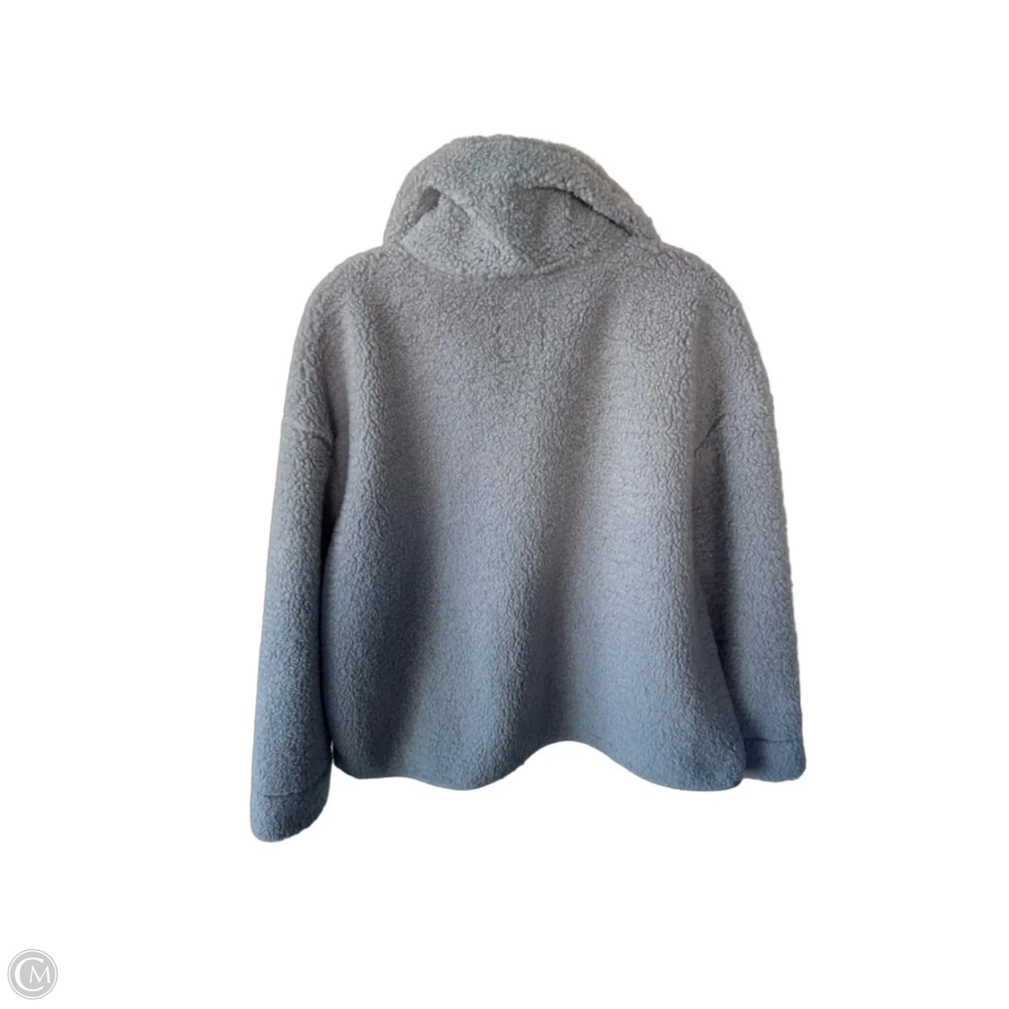 Jacket Fleece By Abercrombie And Fitch In Blue, Size: L