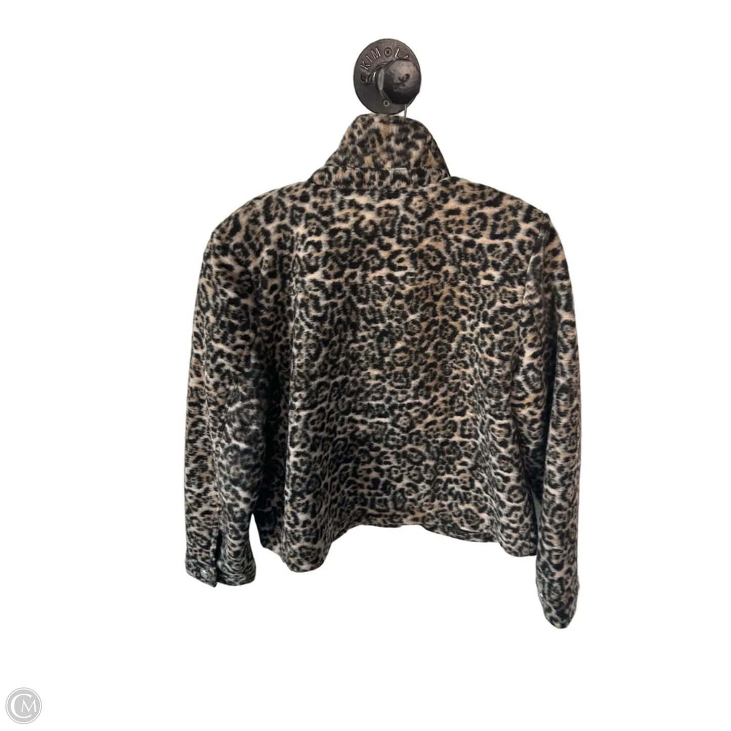 Jacket Fleece By Divided In Animal Print, Size: L