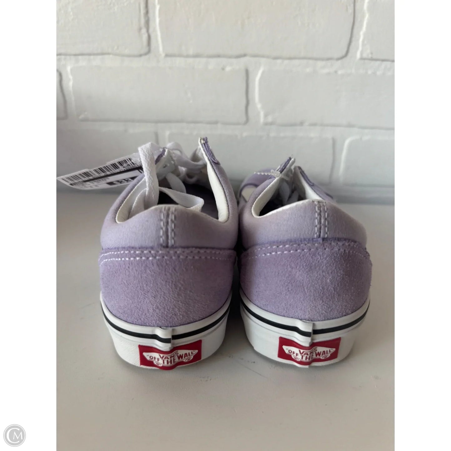Shoes Sneakers By Vans In Purple & White, Size: 6.5