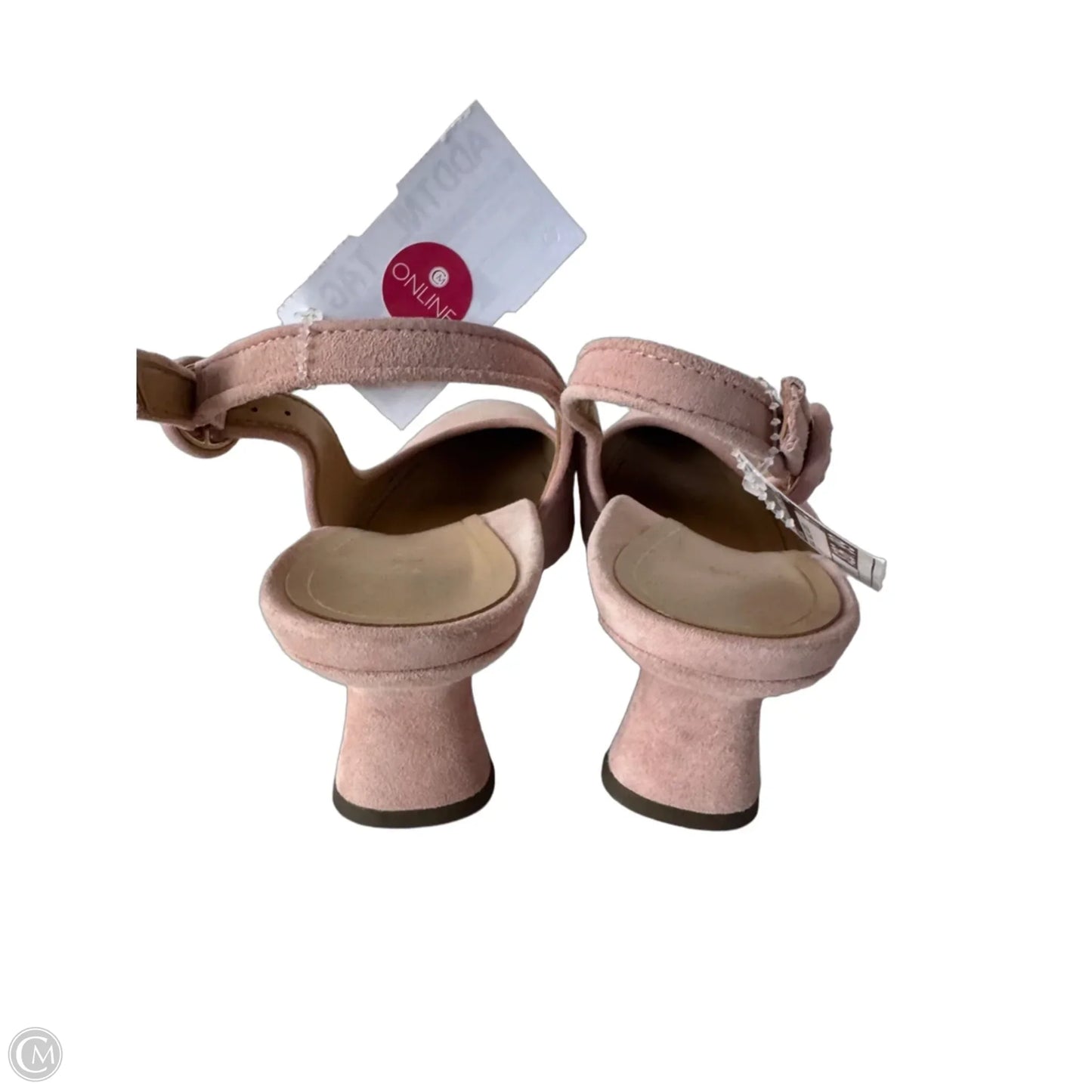 Sandals Heels Block By Vionic In Pink, Size: 8