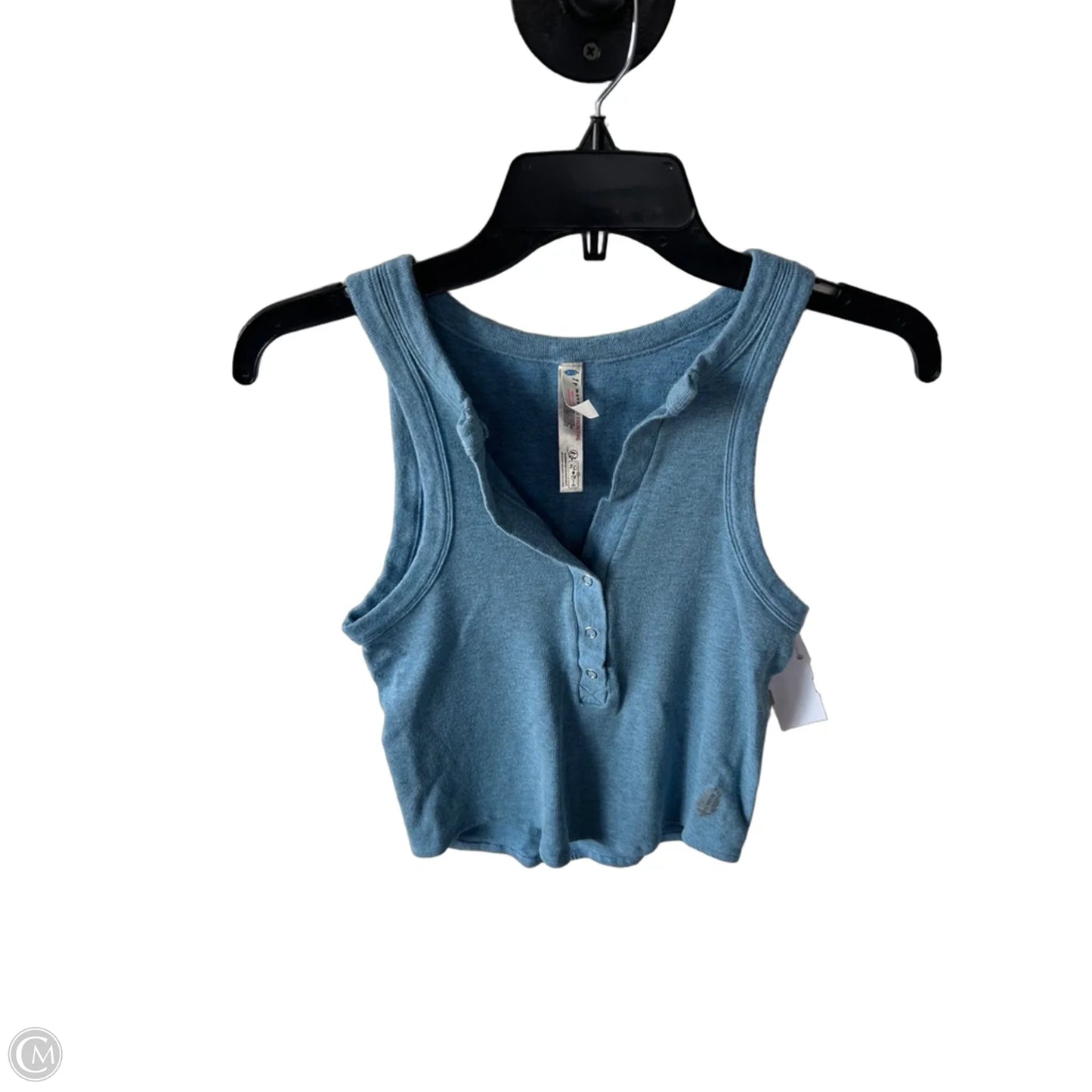 Top Sleeveless By Free People In Blue, Size: M