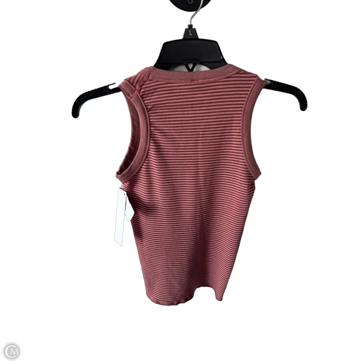 Top Sleeveless By Free People In Pink & Red, Size: M