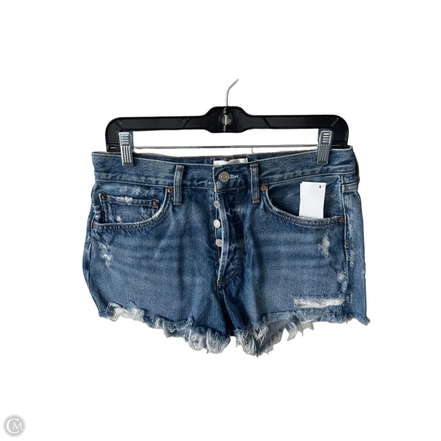 Shorts By Agolde In Blue Denim, Size: 4
