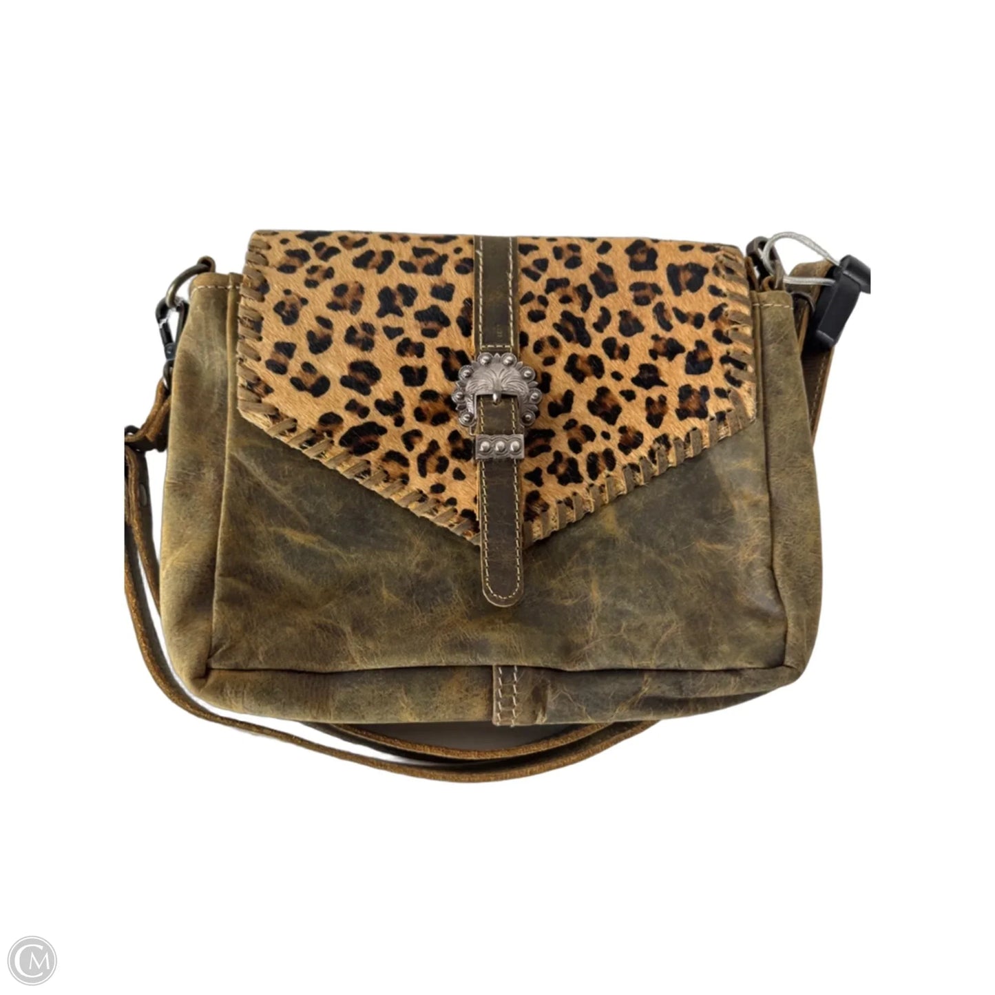 Crossbody Leather By Myra, Size: Medium