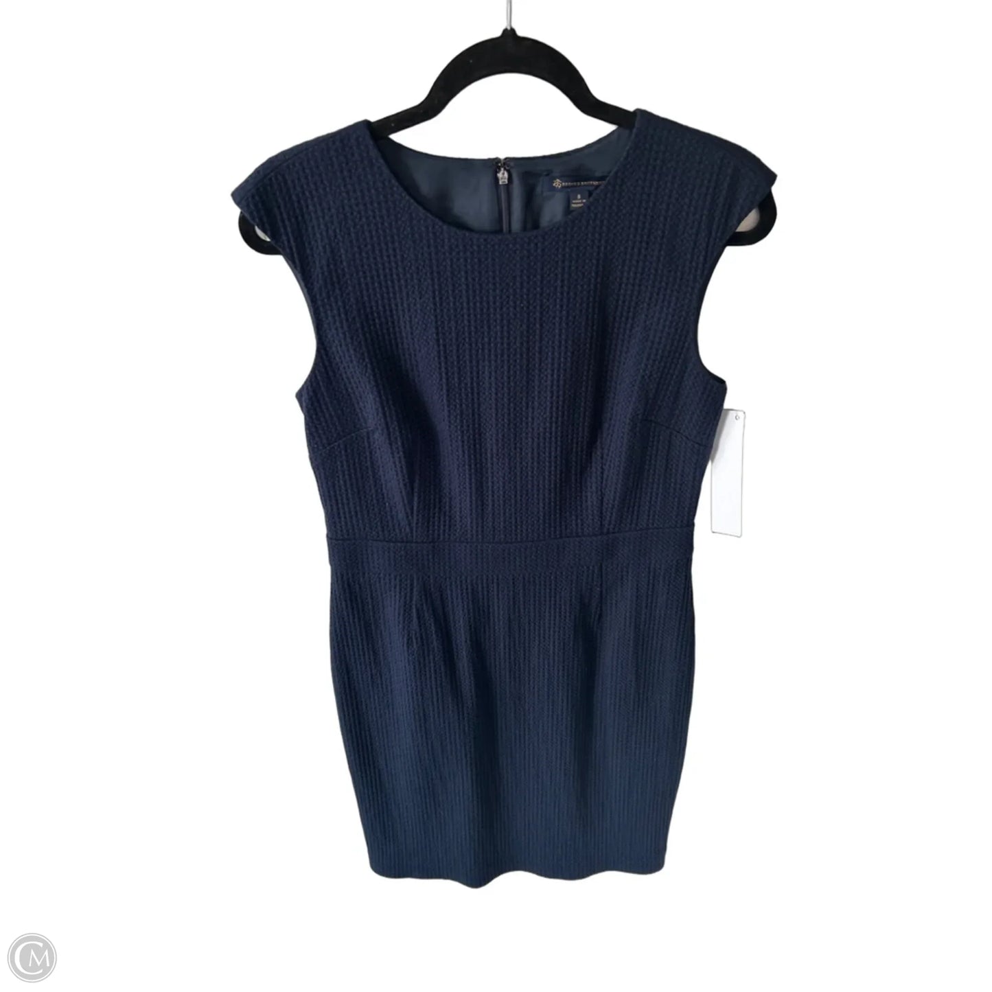 Dress Work By Brooks Brothers In Blue, Size: M