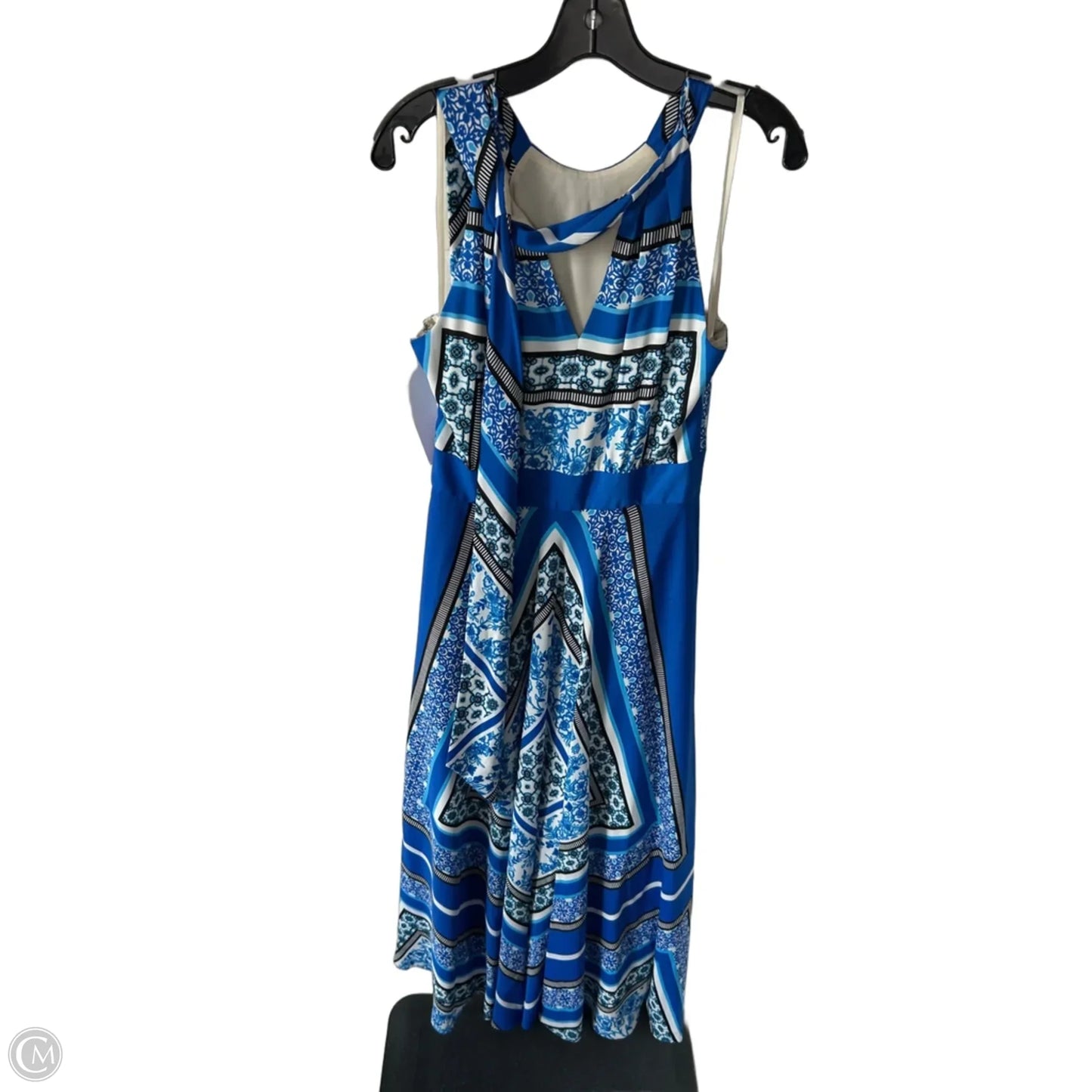 Dress Casual Maxi By Eliza J In Blue & White, Size: M