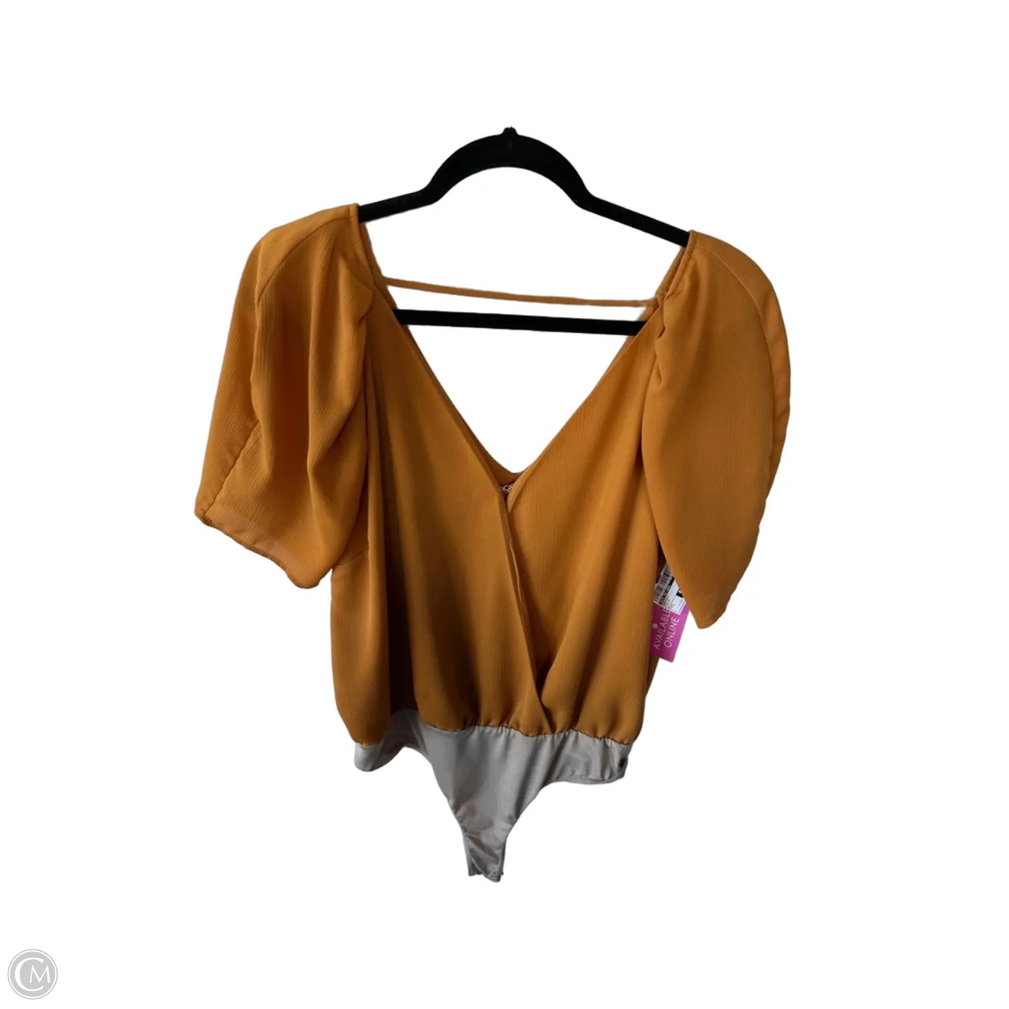 Bodysuit By Astr The Label In Yellow, Size: L