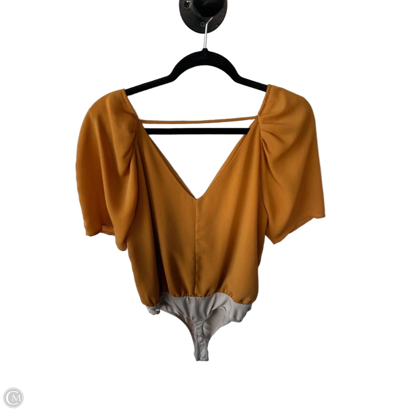 Bodysuit By Astr The Label In Yellow, Size: L
