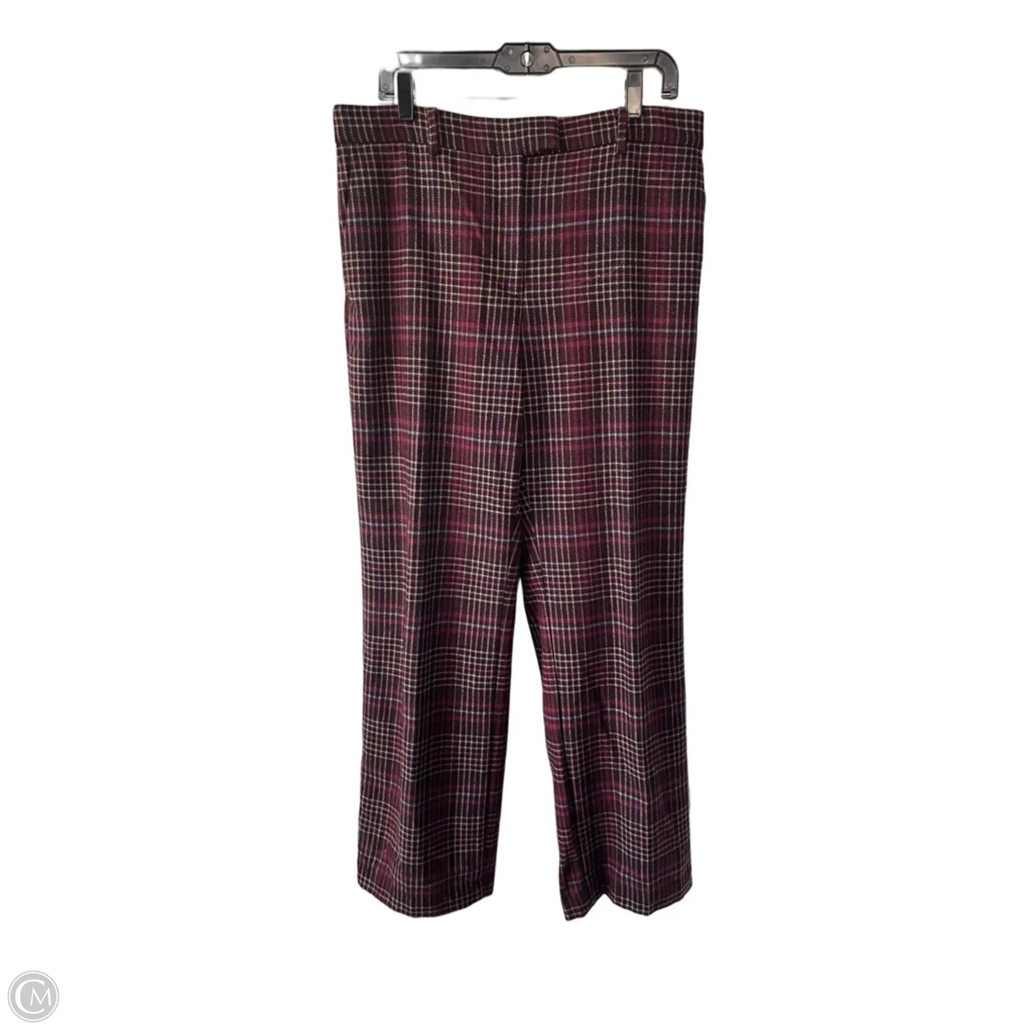 Pants Dress By Ann Taylor In Purple & Tan, Size: 12