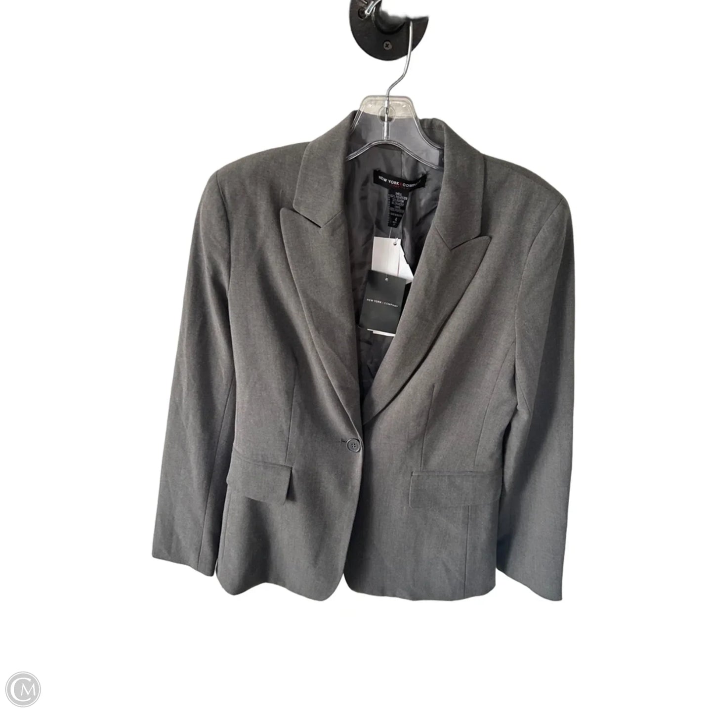 Blazer By New York And Co In Grey, Size: S
