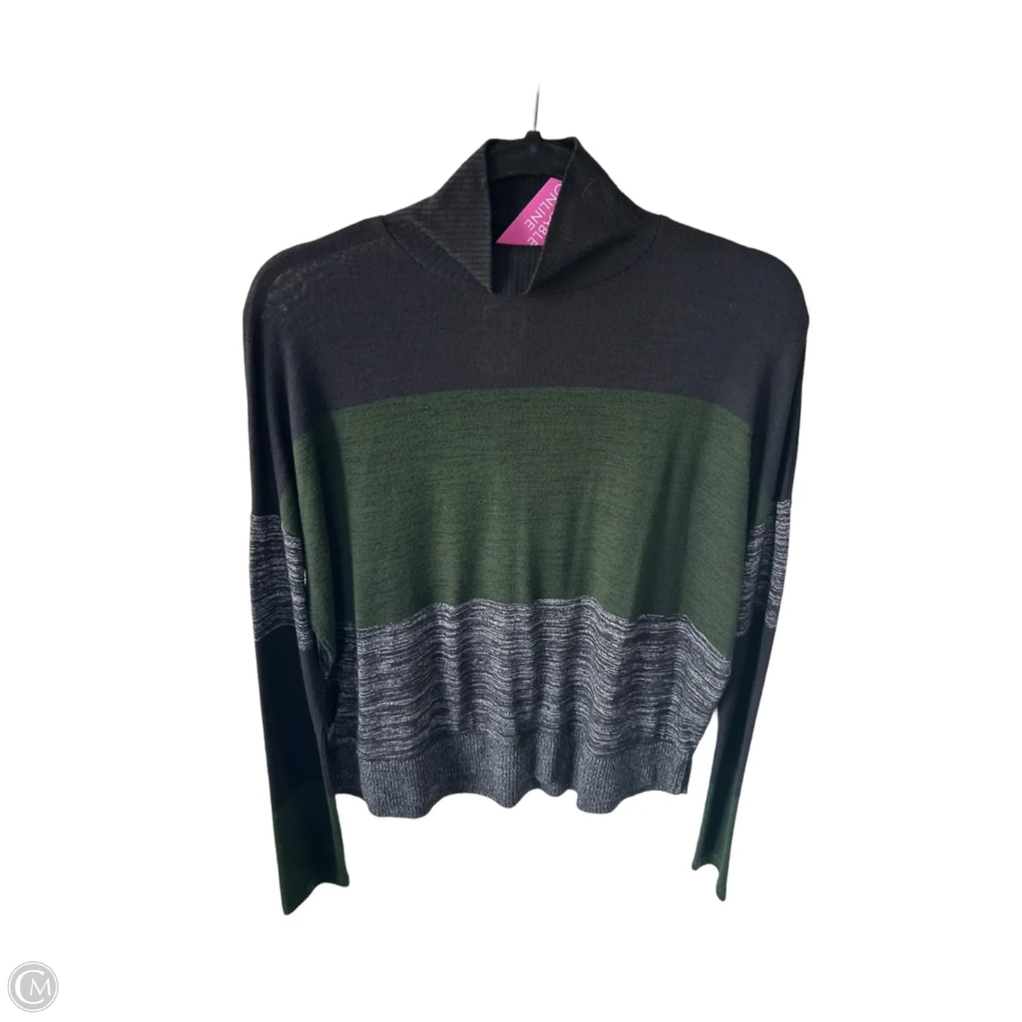 Sweater By Rag And Bone In Black & Green, Size: S