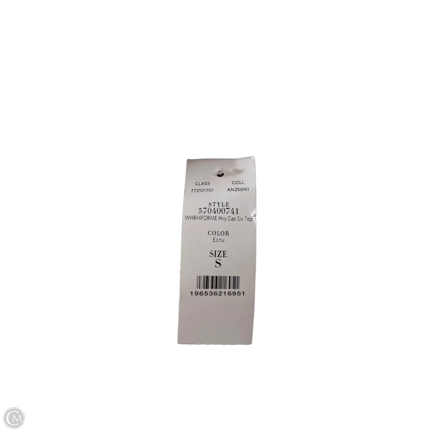 Top Sleeveless By White House Black Market In White, Size: S