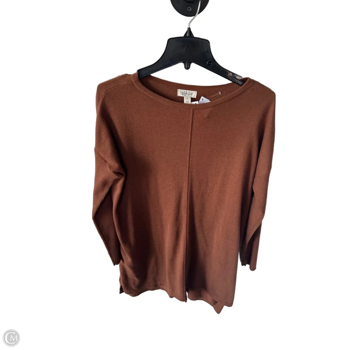 Sweater By Style And Company In Brown, Size: S