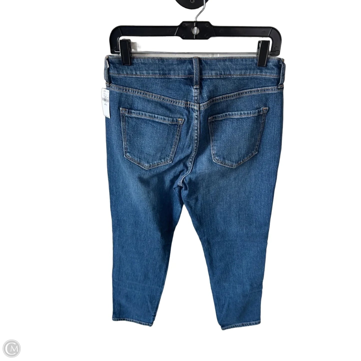 Jeans Straight By Old Navy In Blue Denim, Size: 4p