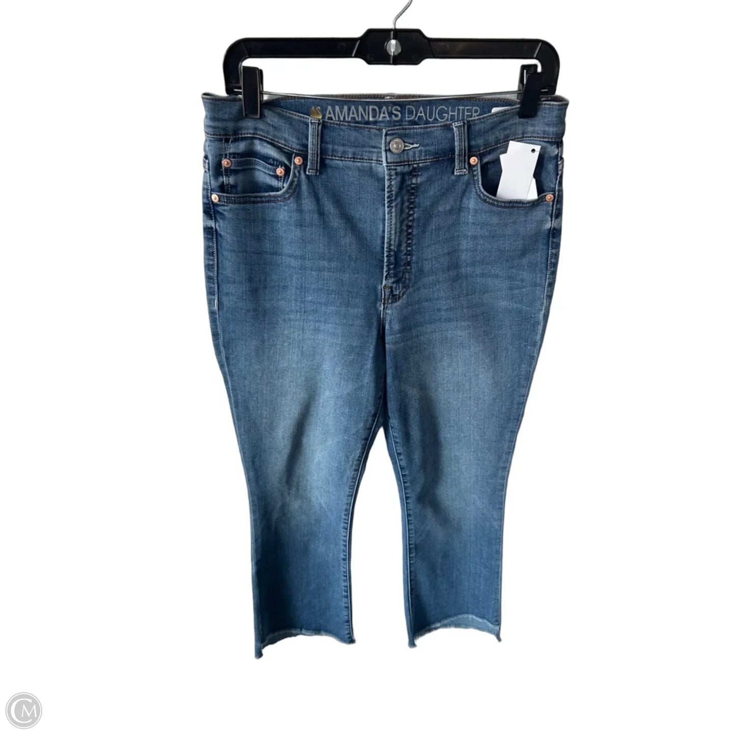 Jeans Straight By Gloria Vanderbilt In Blue Denim, Size: 8