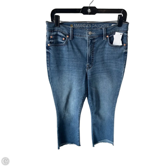 Jeans Straight By Gloria Vanderbilt In Blue Denim, Size: 8