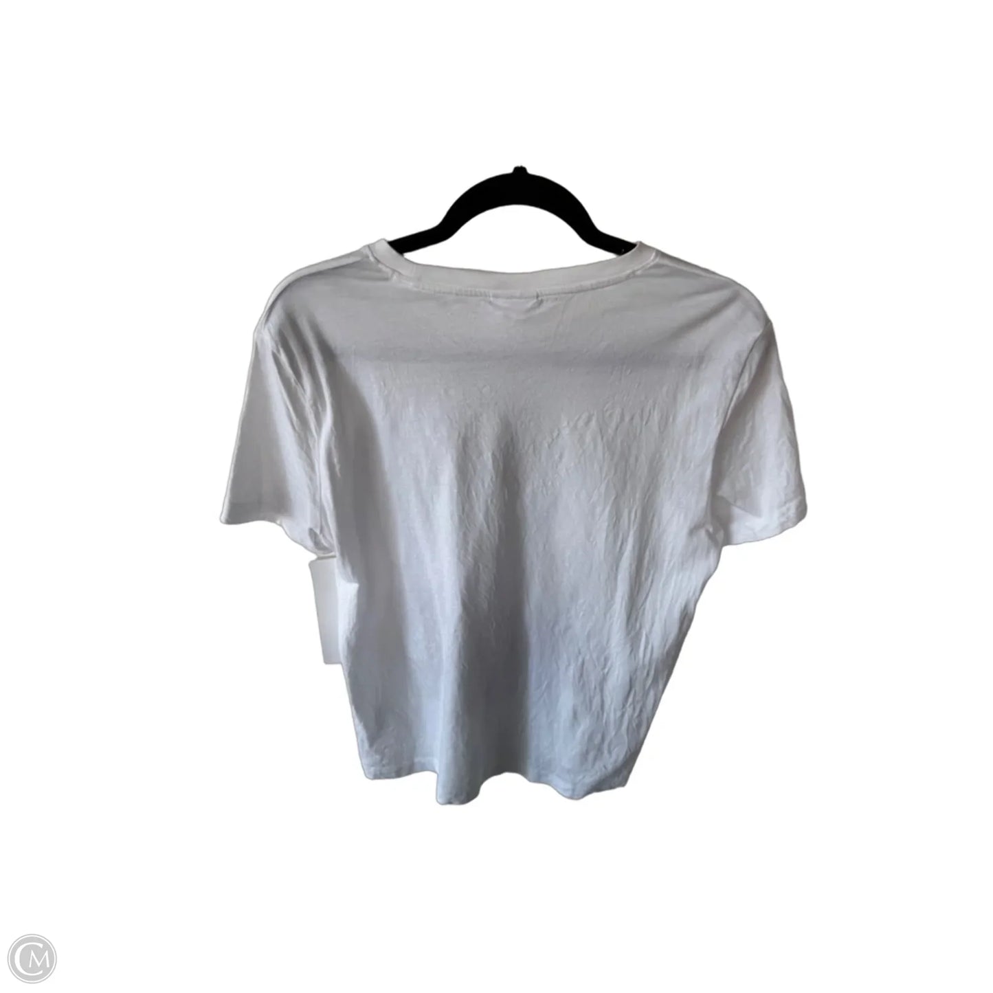 Top Short Sleeve By Desigual In White, Size: M
