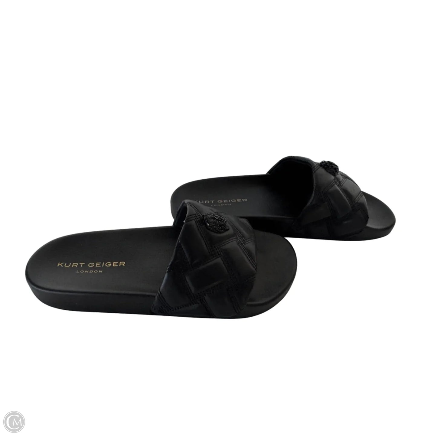 Sandals Designer By Kurt Geiger In Black, Size: 9.5