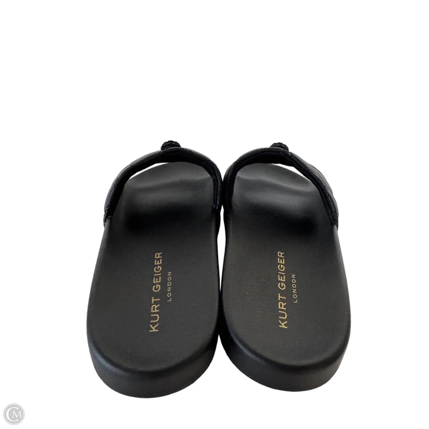 Sandals Designer By Kurt Geiger In Black, Size: 9.5