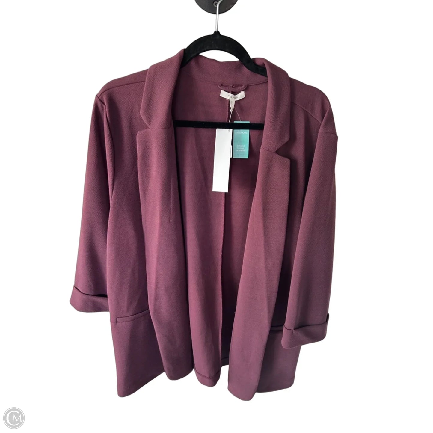Blazer By Maurices In Purple, Size: 2x