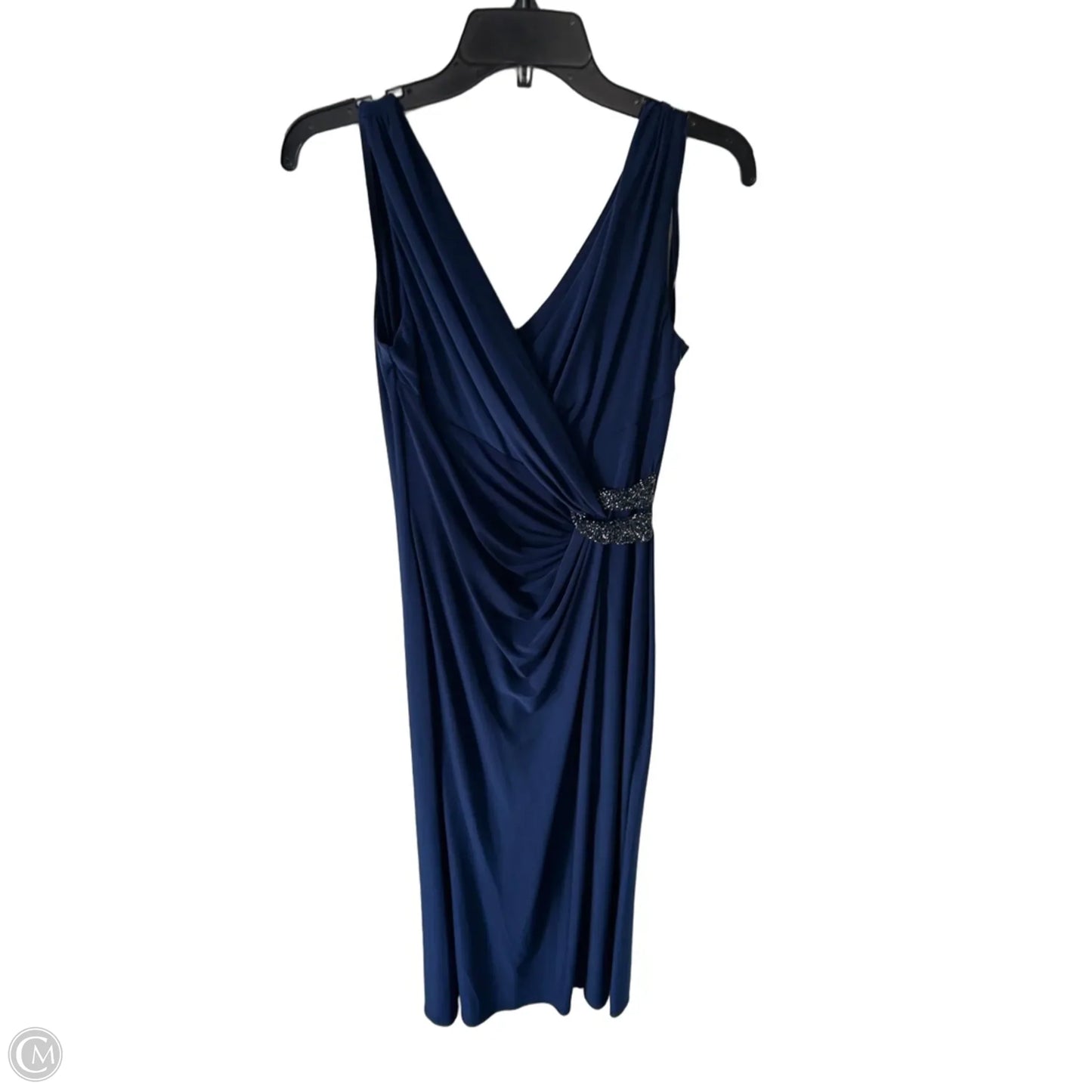 Dress Party Long By Lauren By Ralph Lauren In Blue, Size: M