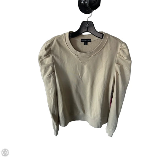 Sweatshirt Crewneck By Cynthia Rowley In Cream, Size: Xl