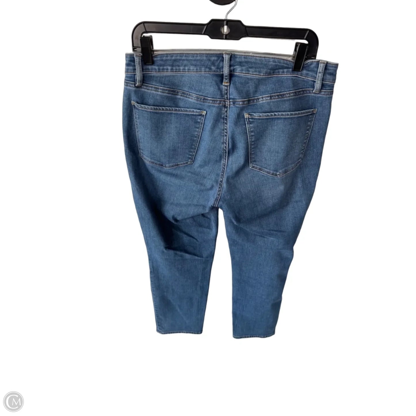 Jeans Straight By Talbots In Blue Denim, Size: 8p