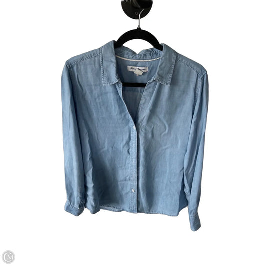 Top Long Sleeve By Tommy Bahama In Blue, Size: M