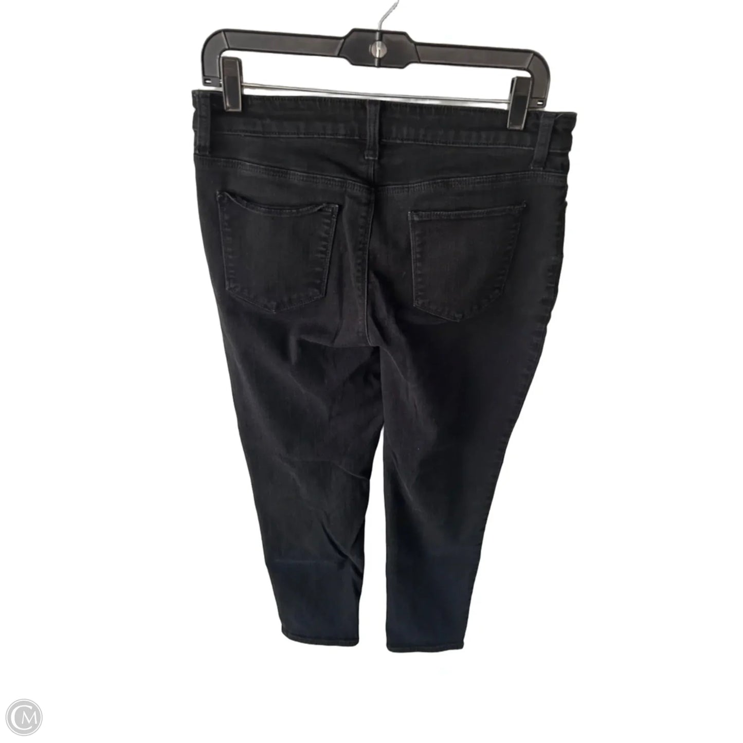 Jeans Straight By Chicos In Black Denim, Size: 8