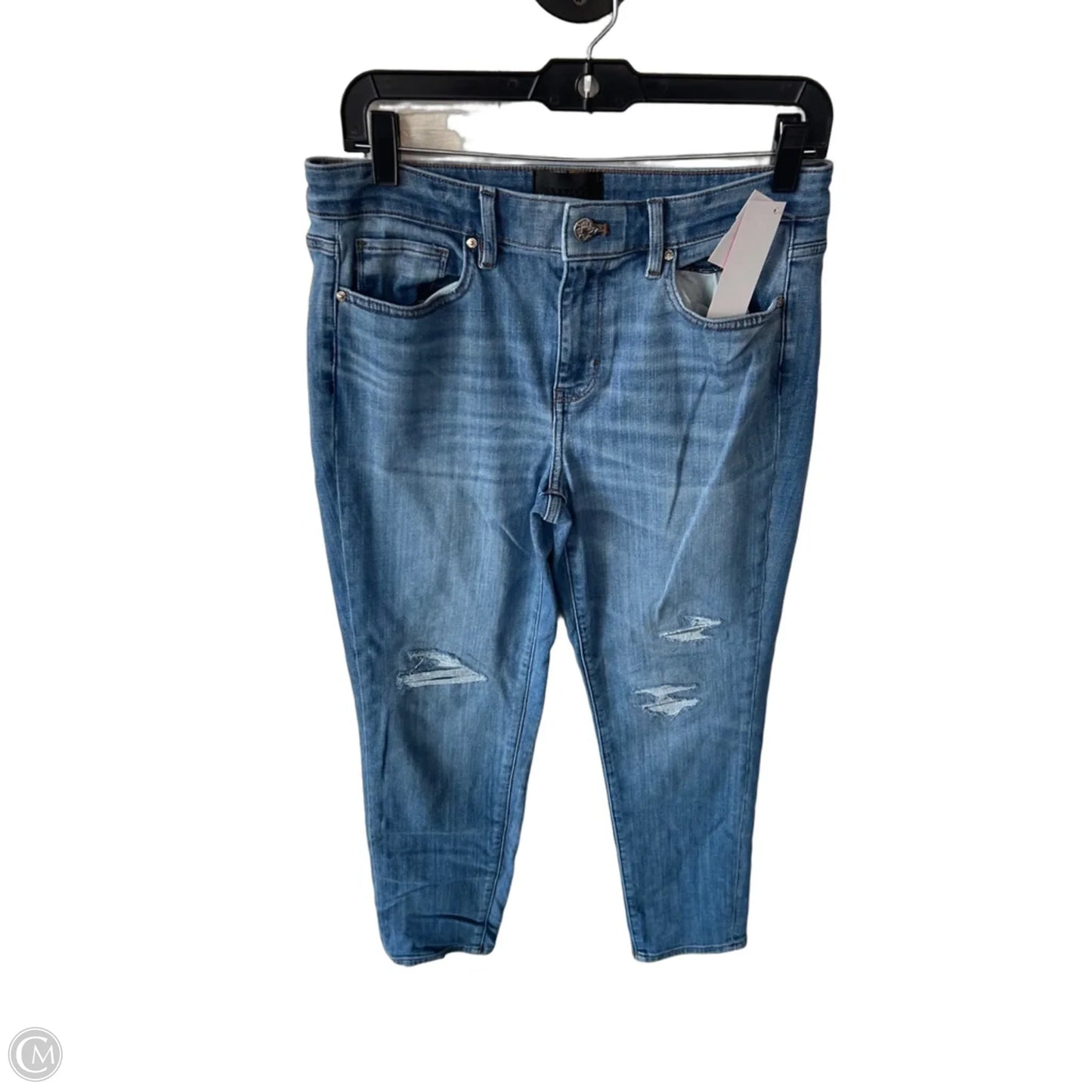 Jeans Straight By White House Black Market In Blue Denim, Size: 6