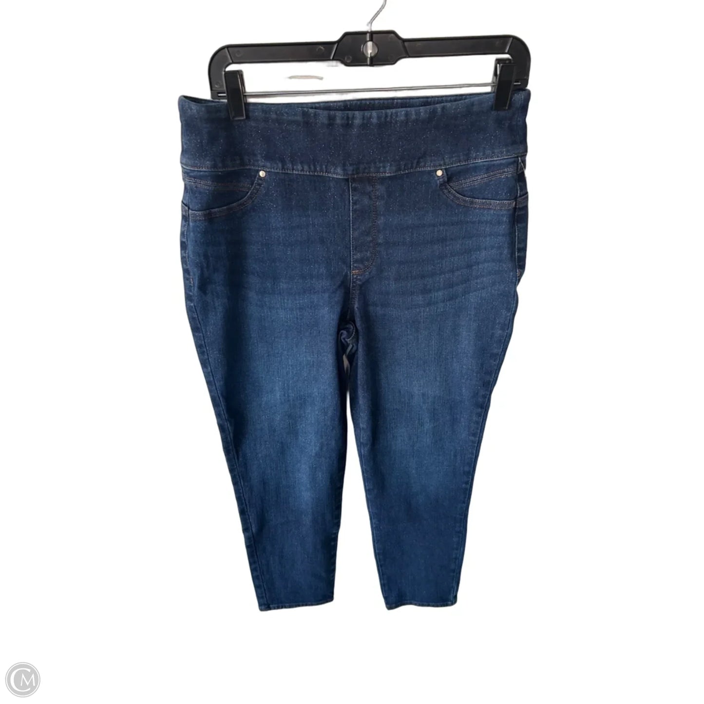 Jeans Jeggings By Chicos In Blue Denim, Size: 8