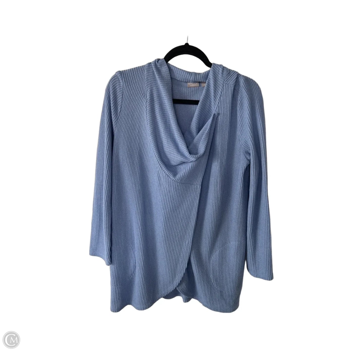 Top Long Sleeve By Chicos In Blue, Size: M