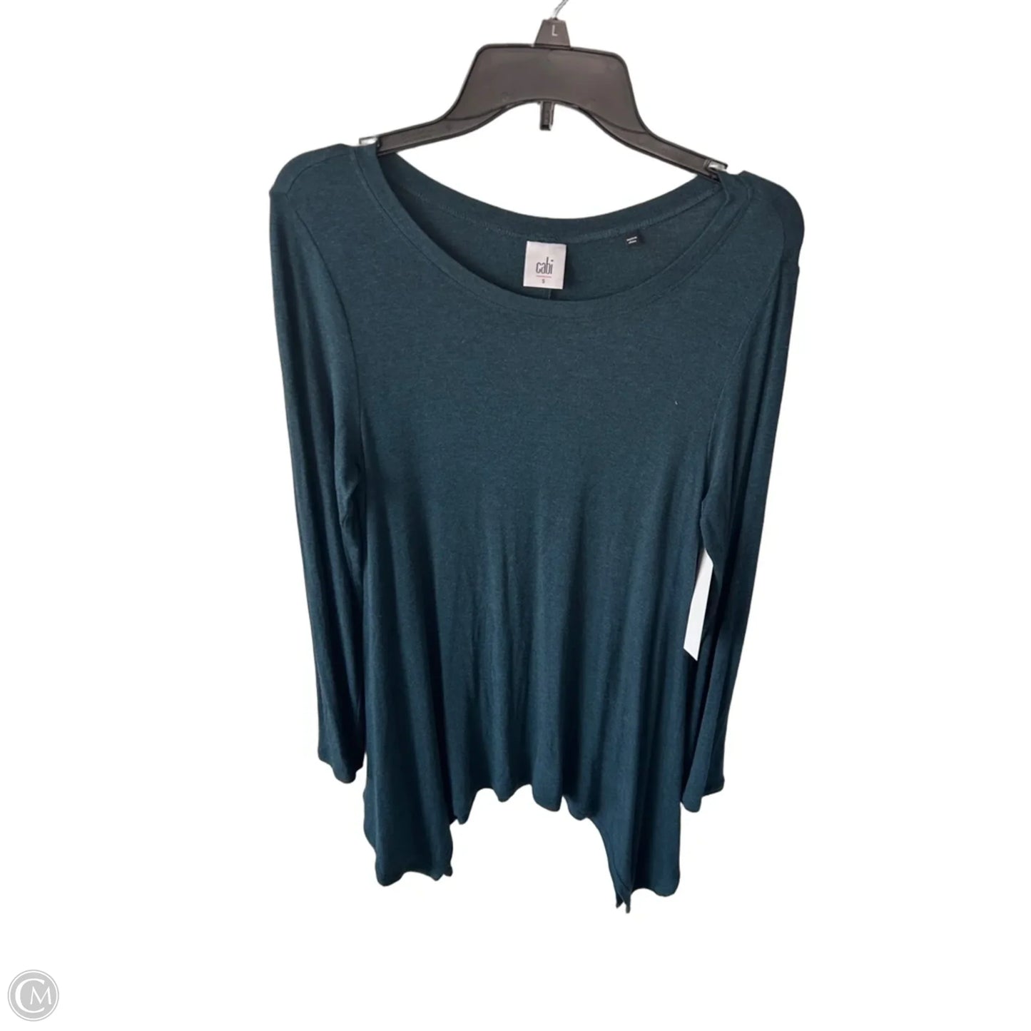 Top Long Sleeve By Cabi In Blue, Size: S