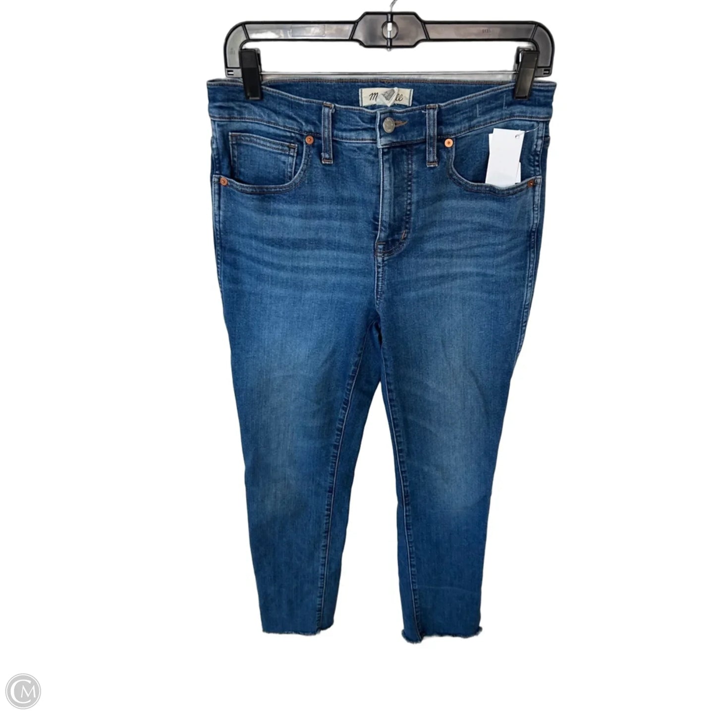 Jeans Straight By Madewell In Blue Denim, Size: 6
