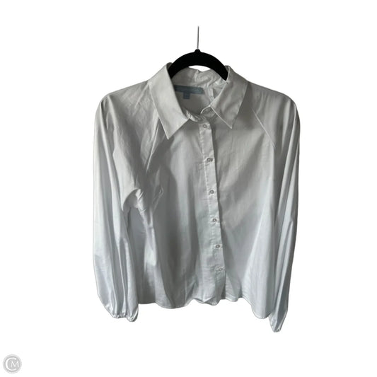 Blouse Long Sleeve By Antonio Melani In White, Size: M