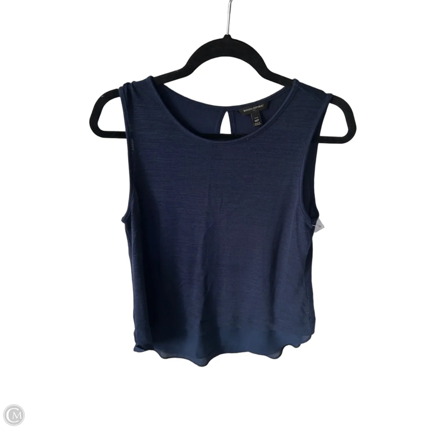 Top Sleeveless By Banana Republic In Blue, Size: Mp