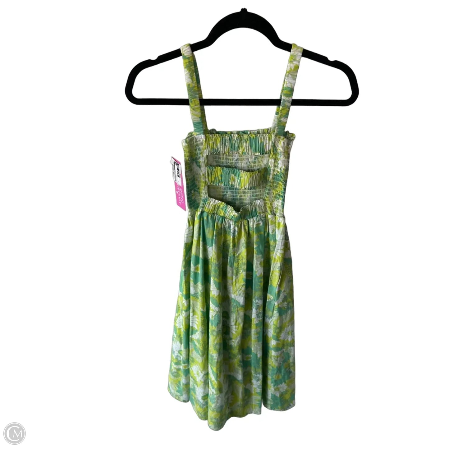 Dress Casual Midi By Coco + Jaimeson In Green & White, Size: S