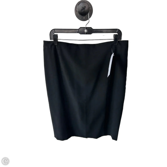 Skirt Midi By Ann Taylor In Black, Size: 14l