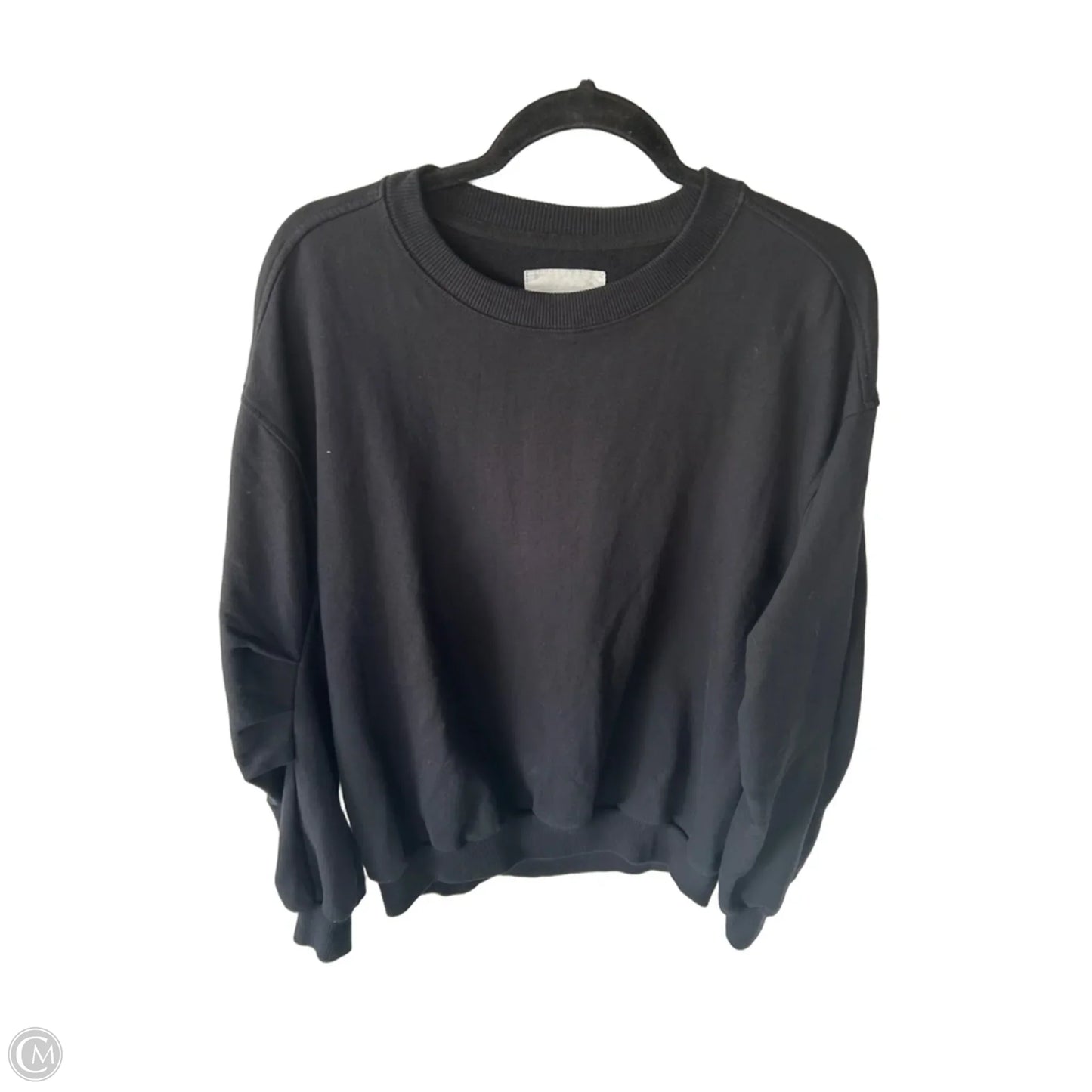 Sweatshirt Crewneck By Aerie In Black, Size: M