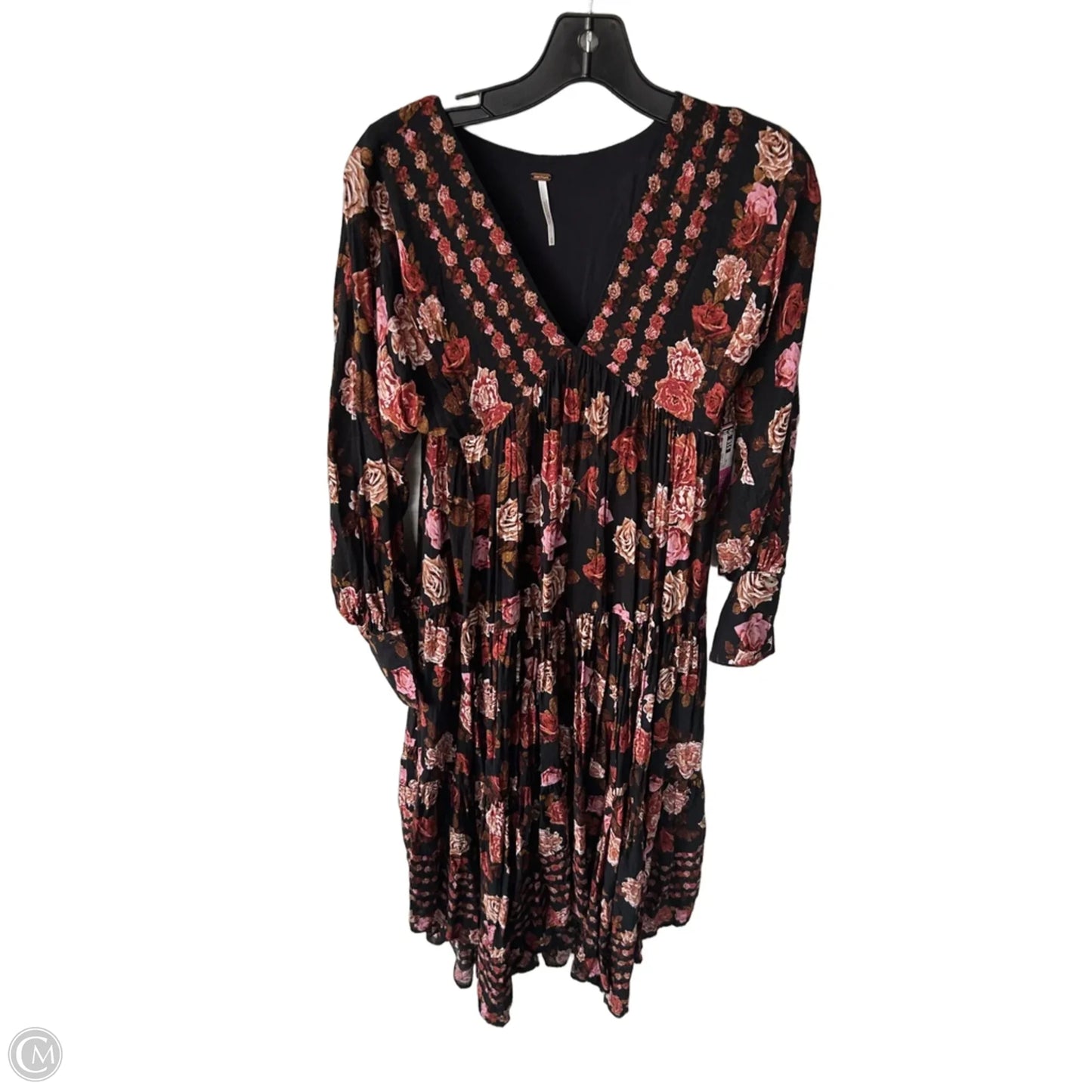 Dress Casual Maxi By Free People In Black & Brown, Size: Xs