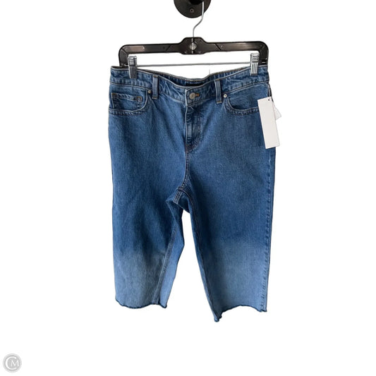 Jeans Cropped By Talbots In Blue Denim, Size: 10p