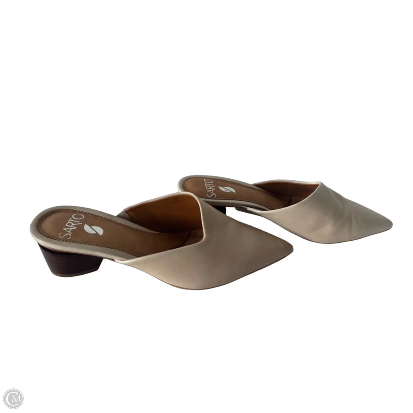 Shoes Heels Kitten By Franco Sarto In Tan, Size: 5