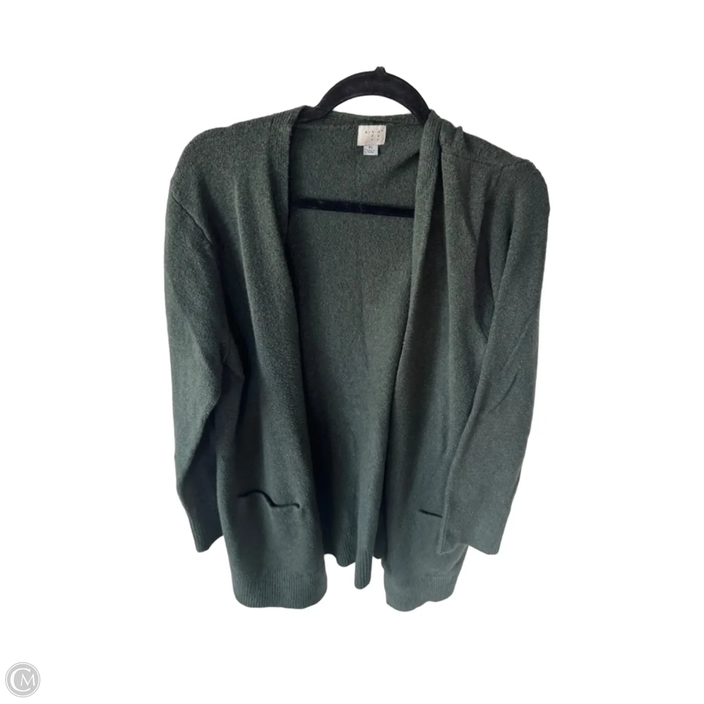 Sweater Cardigan By A New Day In Green, Size: Xl