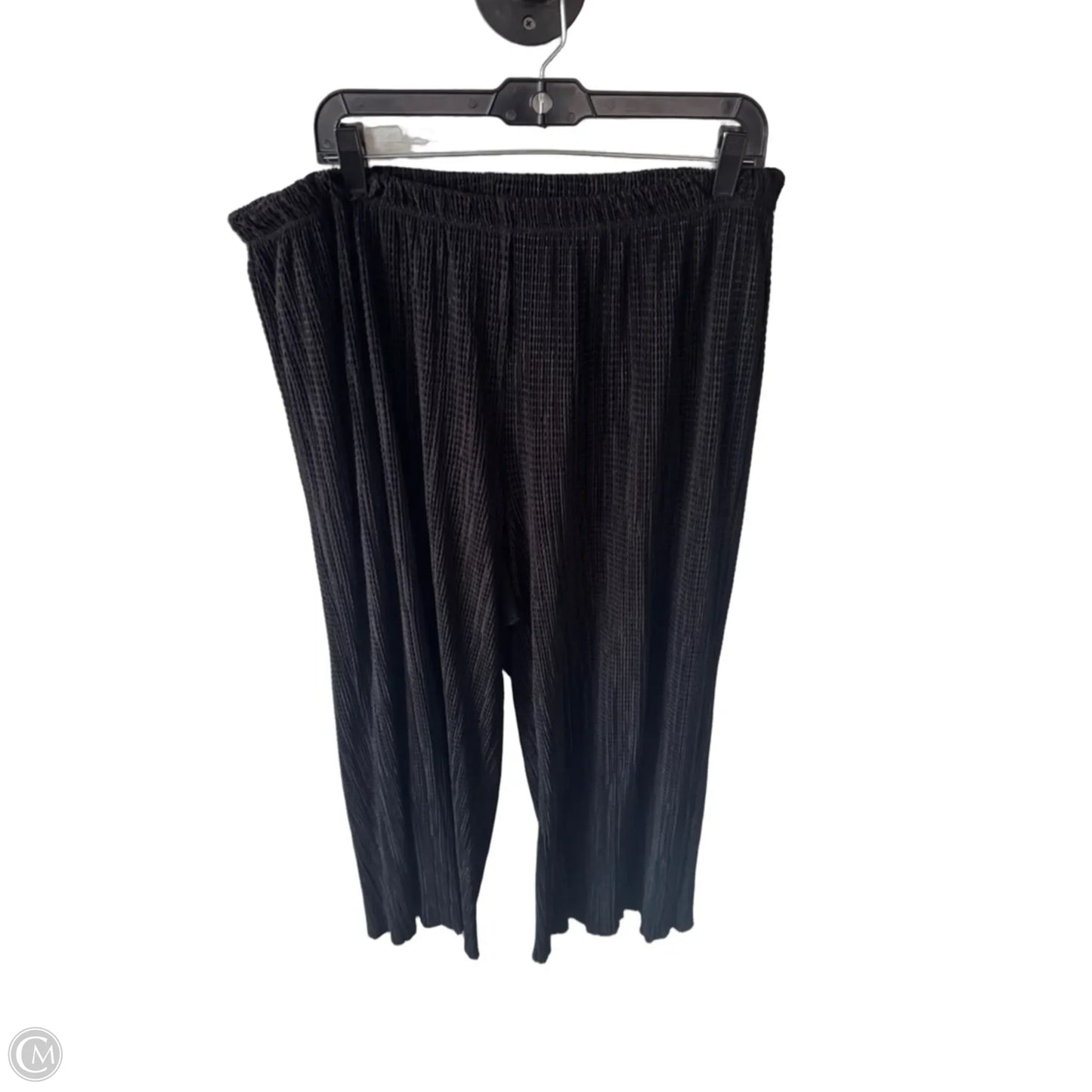 Pants Wide Leg By Melissa Paige In Black, Size: Xlp