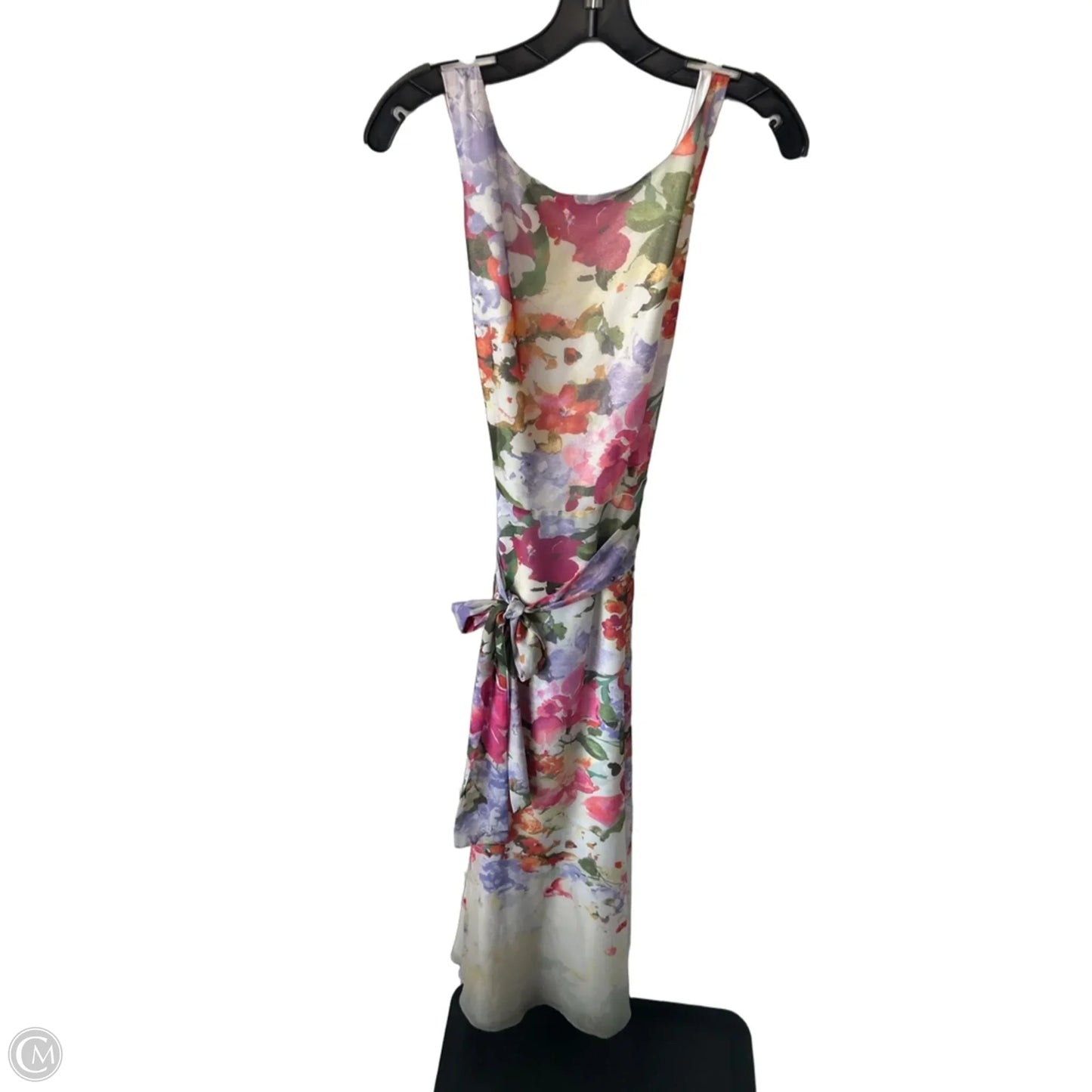 Dress Party Long By Tahari By Arthur Levine In Pink & Purple, Size: L