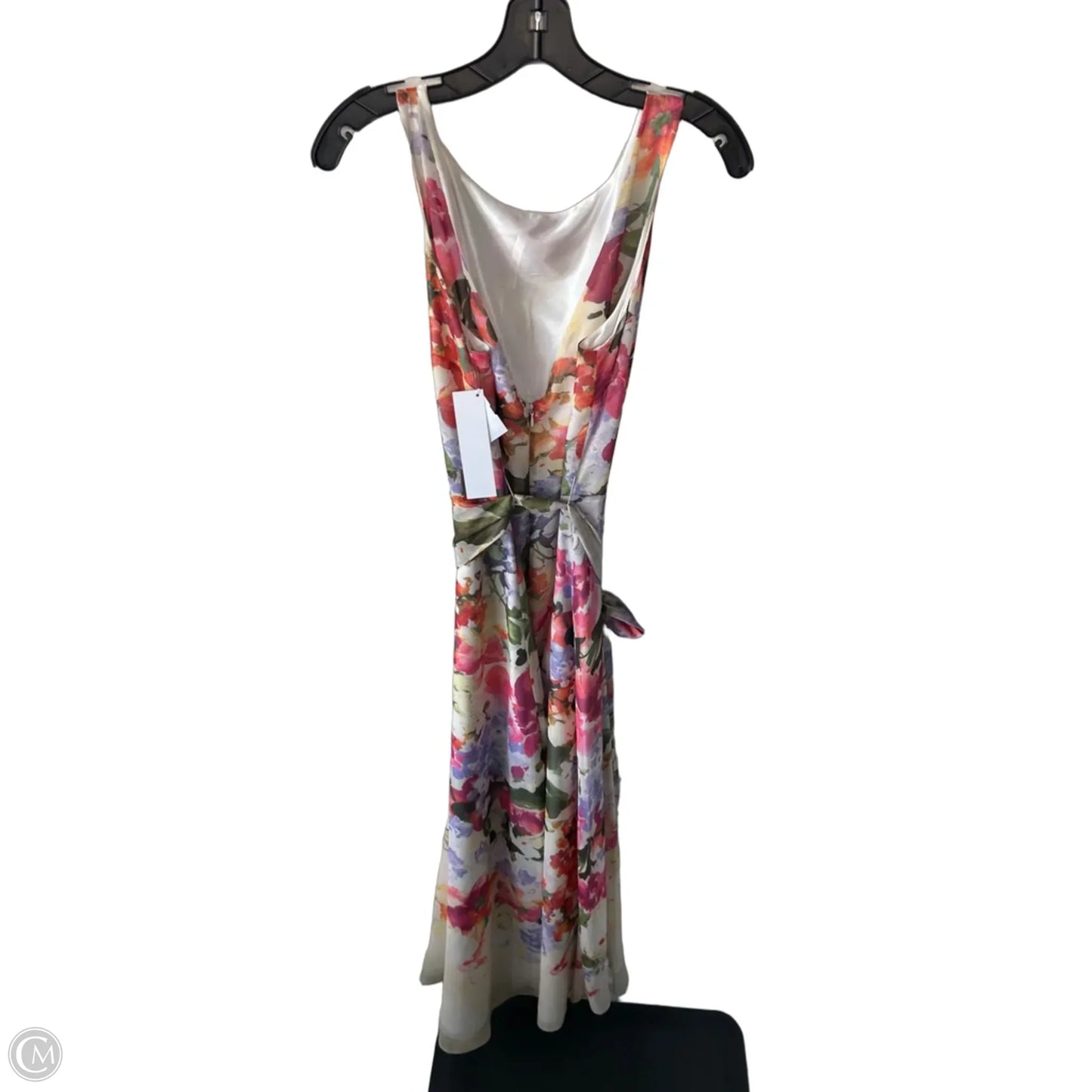 Dress Party Long By Tahari By Arthur Levine In Pink & Purple, Size: L